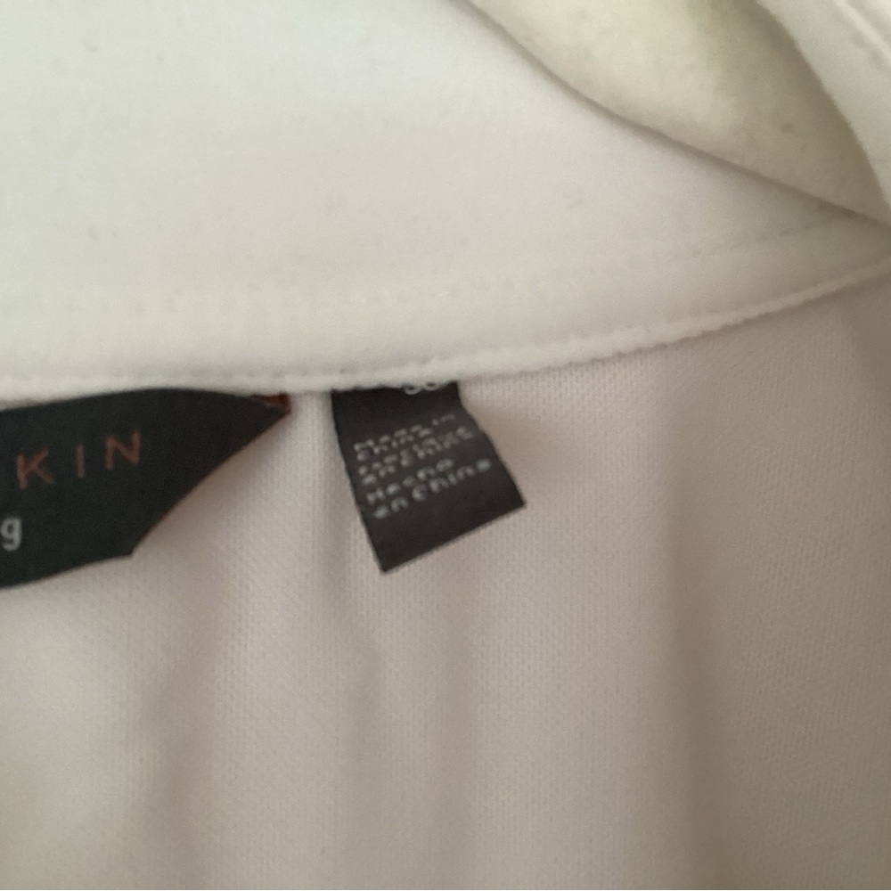 Danskin White Zip-Up Sweatshirt - Picture 4 of 4